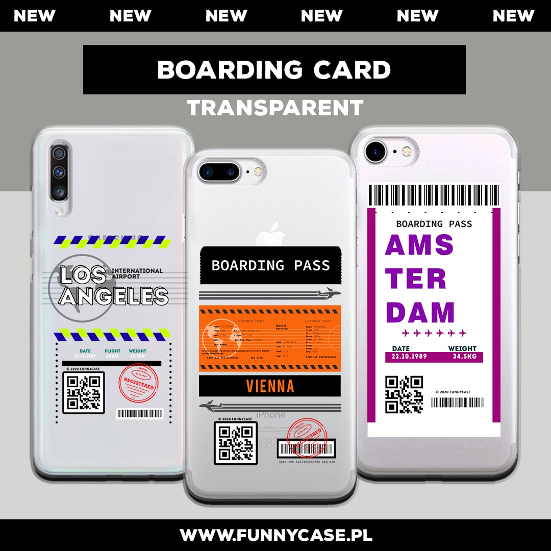 Boarding Card Transparenta